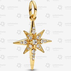 Pandora Sparkling North Star Dangle Charm